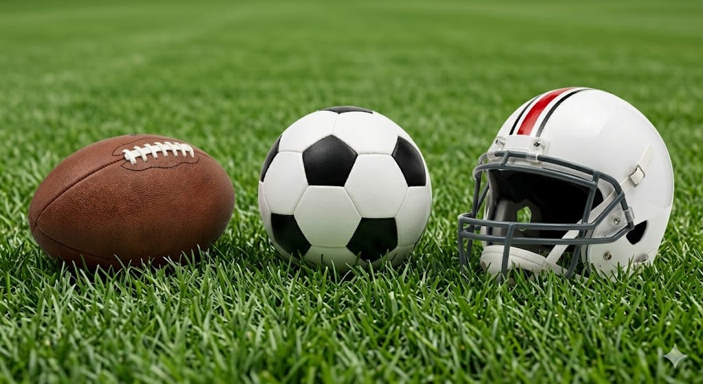 Types of football sports world